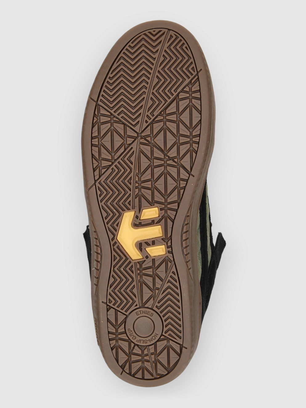 Etnies Mc Rap Hi Skate Shoes black/green/gum