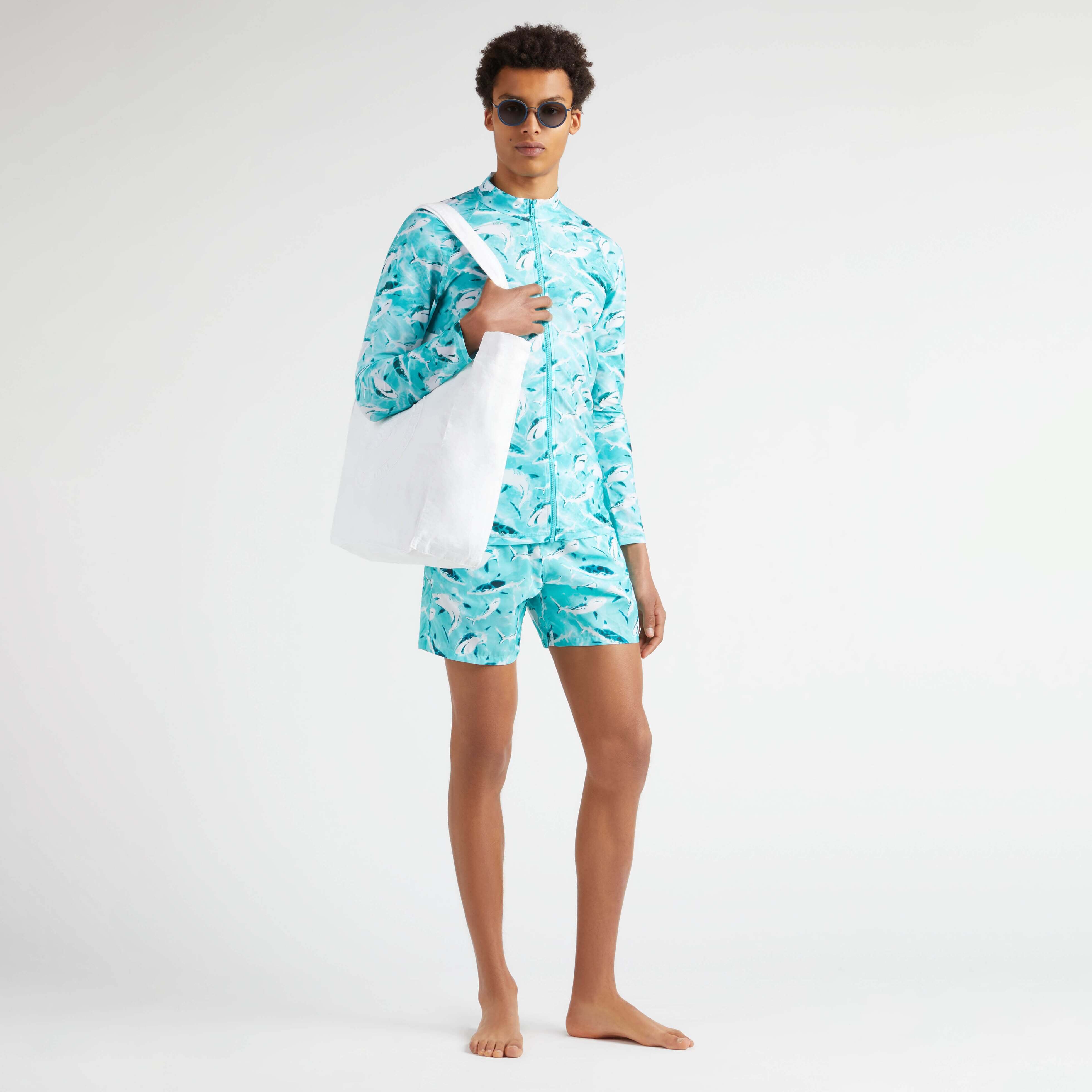 T-shirt Anti UV Manches Longues Homme Requins