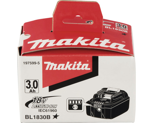 Vervangende accu Makita BL 1830B 18 V Li 3,0 Ah