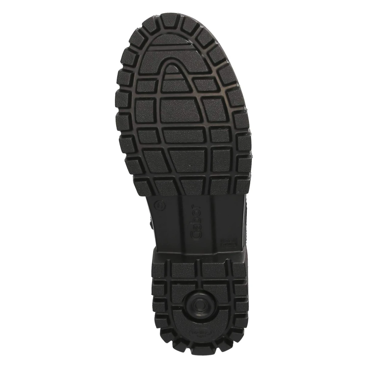 GaborSchnürstiefeletten - schwarz (Micro)