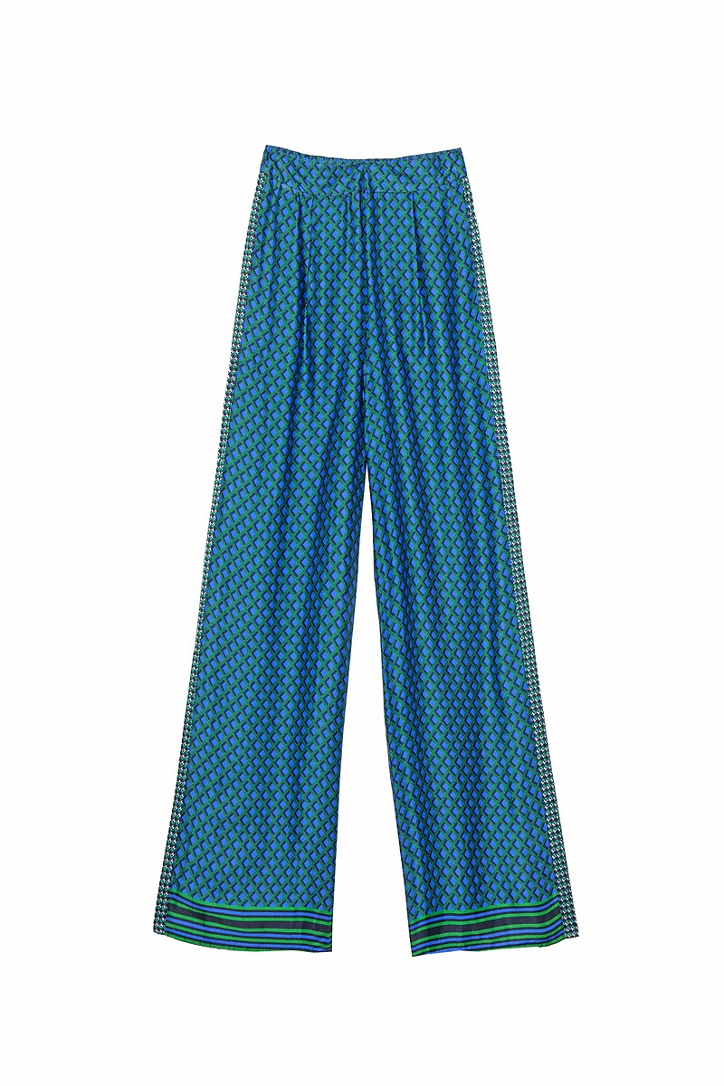 LA PETITE ETOILE<br>Calças largas, cetim PENNY