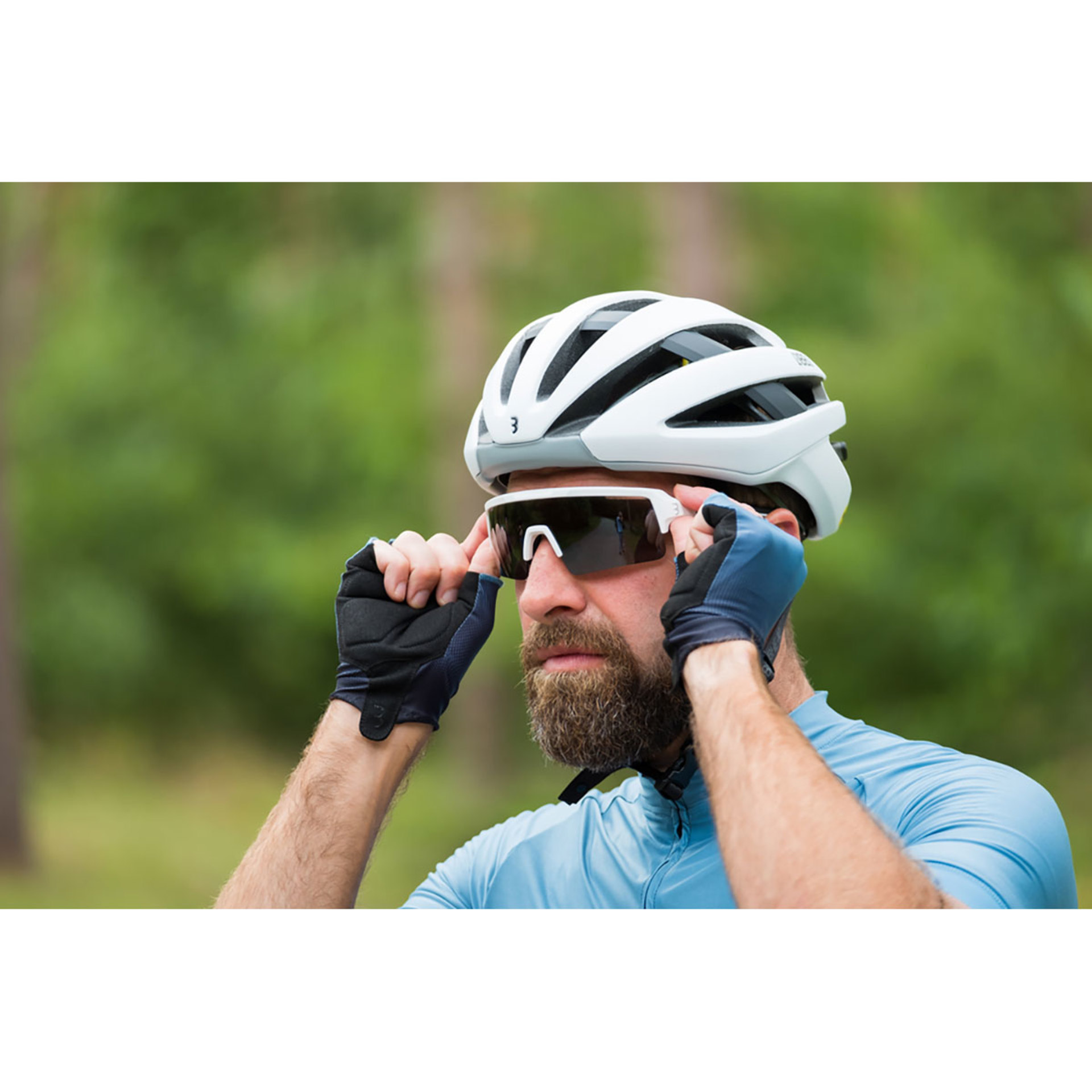BBB Cycling BSG-65 Fuse PC Flash Mirror Sportbril Mat Wit