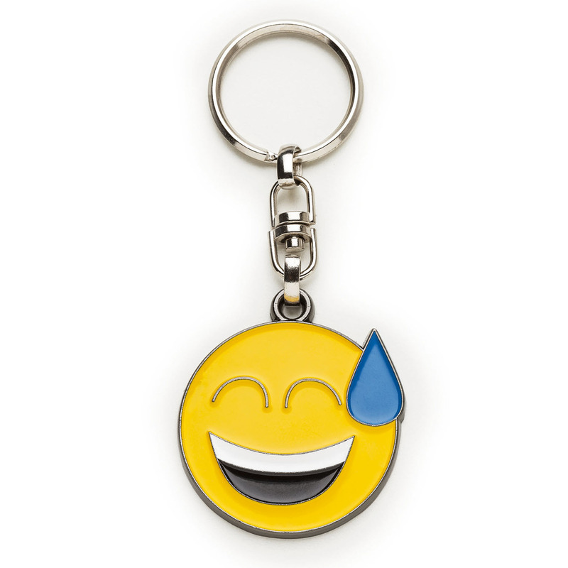 Silca Schlüsselanhänger Emoji LOL, gelb