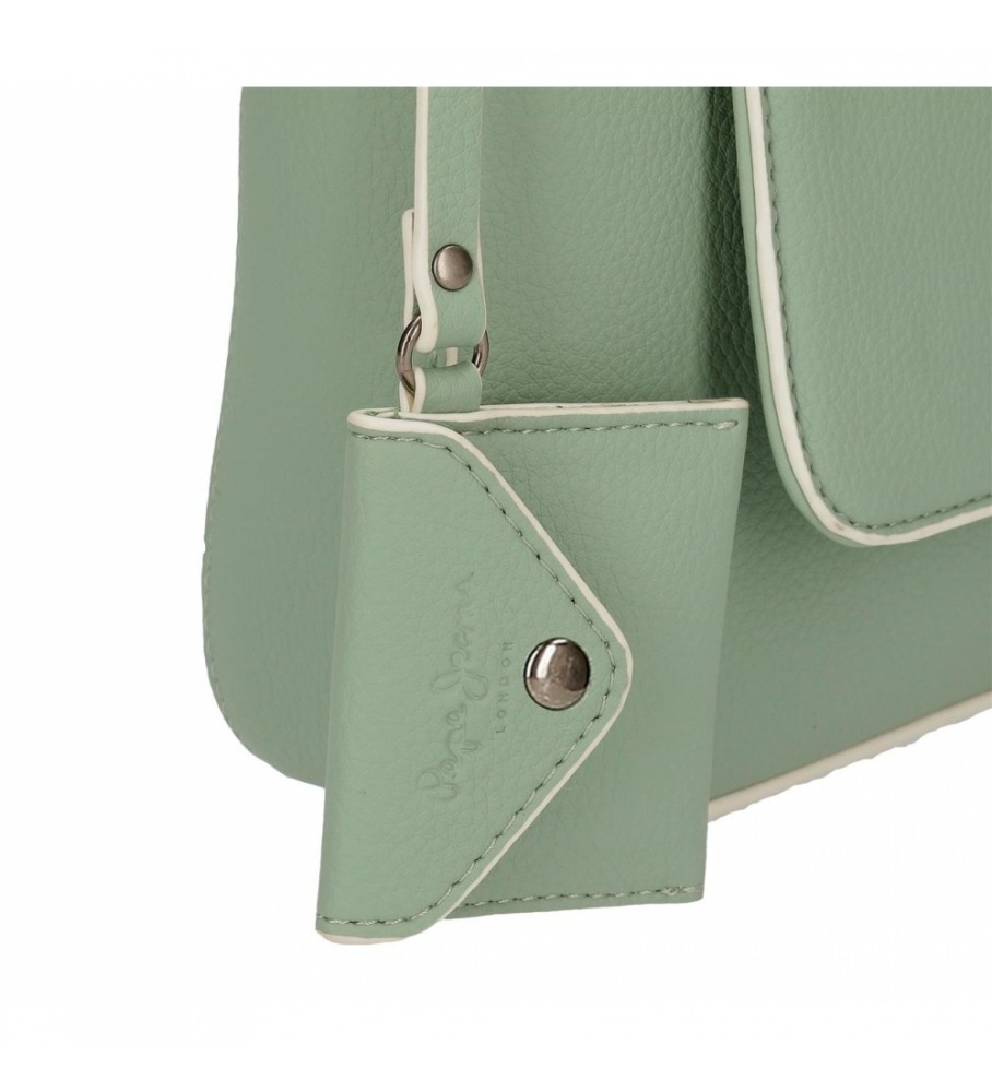 Bolsa Pepe Jeans Verde Jeny - 27,5 x 19 x 4 cm