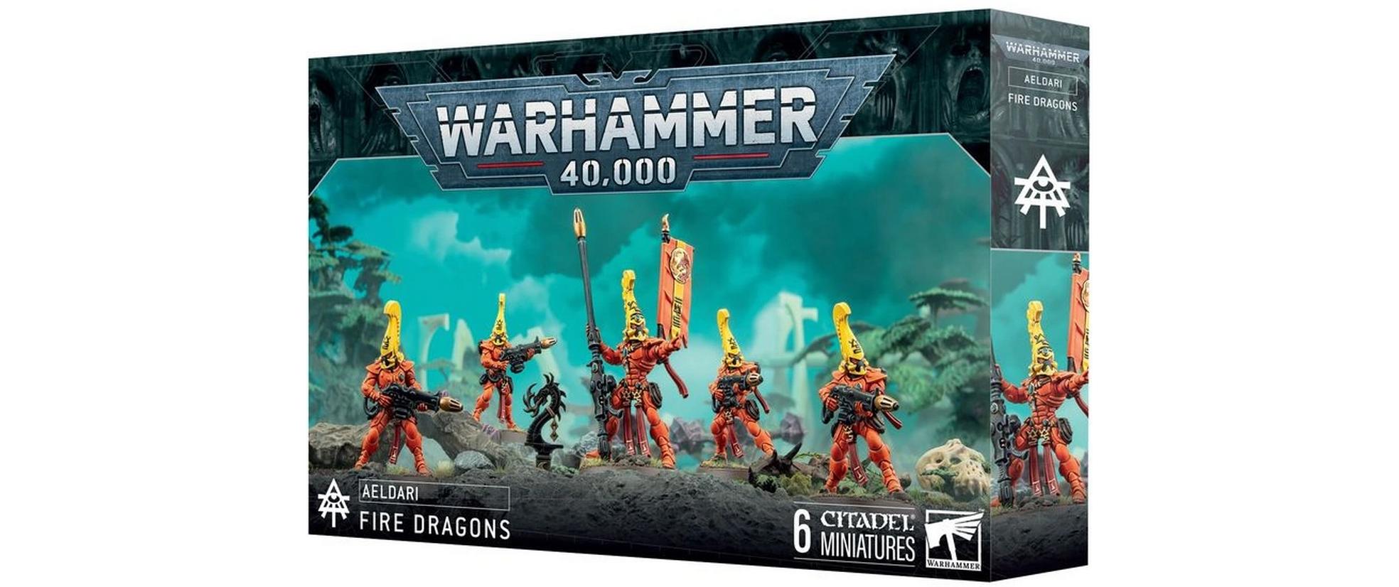 Figurenset Warhammer 40.000 Aeldari: FeuerdrachenWarhammer 40.000, Feuerdrachen – Bausatz