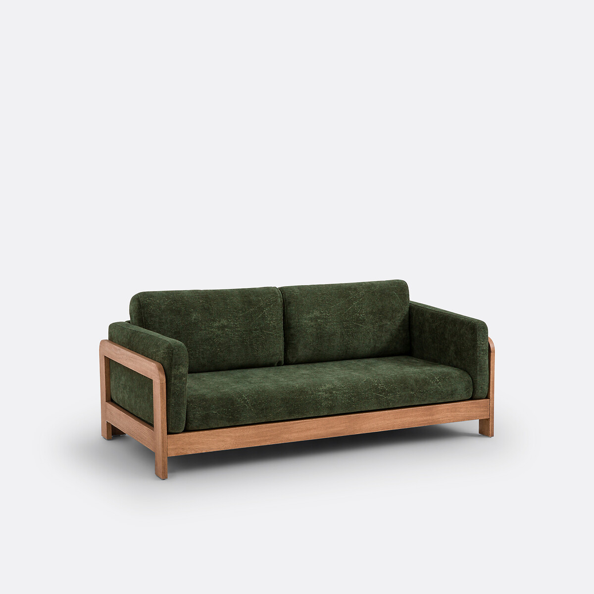 LA REDOUTE INTERIEURS<br>Banco 2-zit, getextireerd fluweel, Lahang