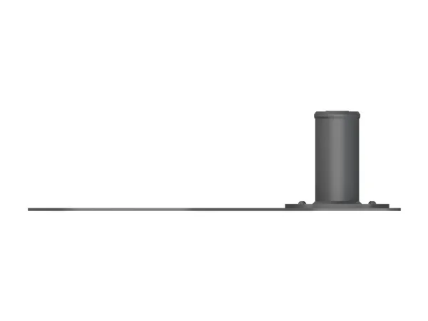 Multibrackets M Public Floorstand Basic 180 Floorbase - Komponenter til montering (monteringsbase) - stål - sort - på gulv