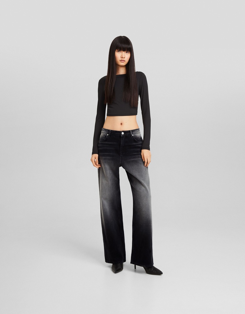 calças jeans largas