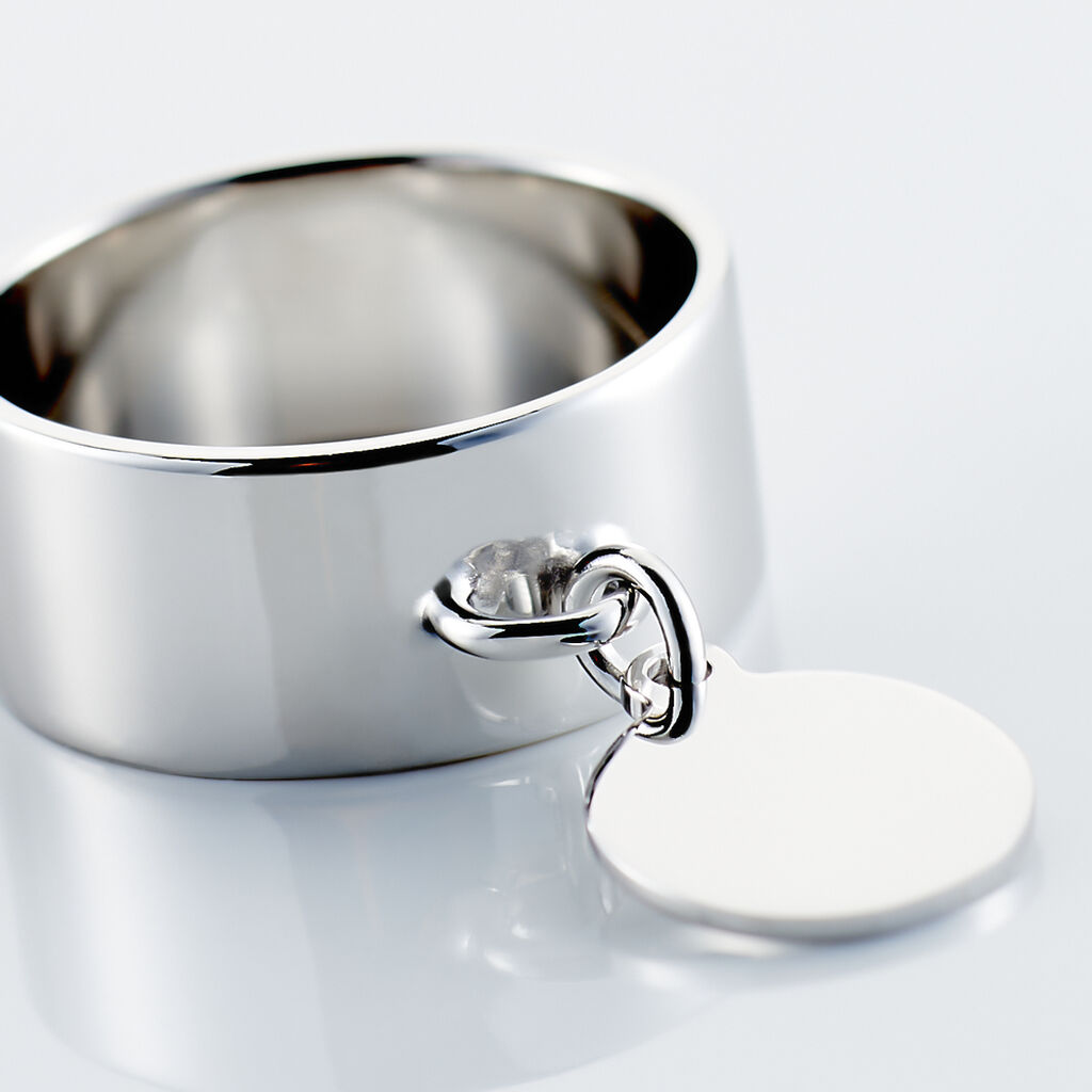 Bague Cecil Argent Blanc