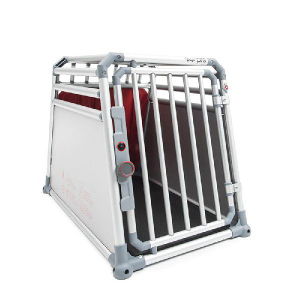 4Pets Pro 2 -  Autobench Hond - chroom - 66x54554.5x83.5 cm - M