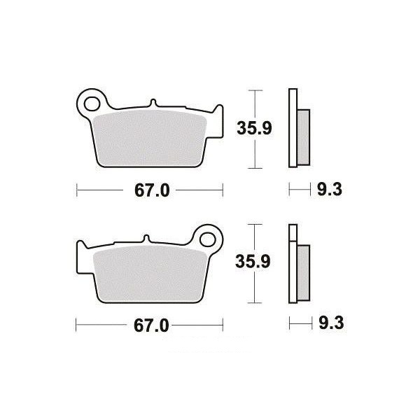 Sifam - Plaquettes de frein S2017N