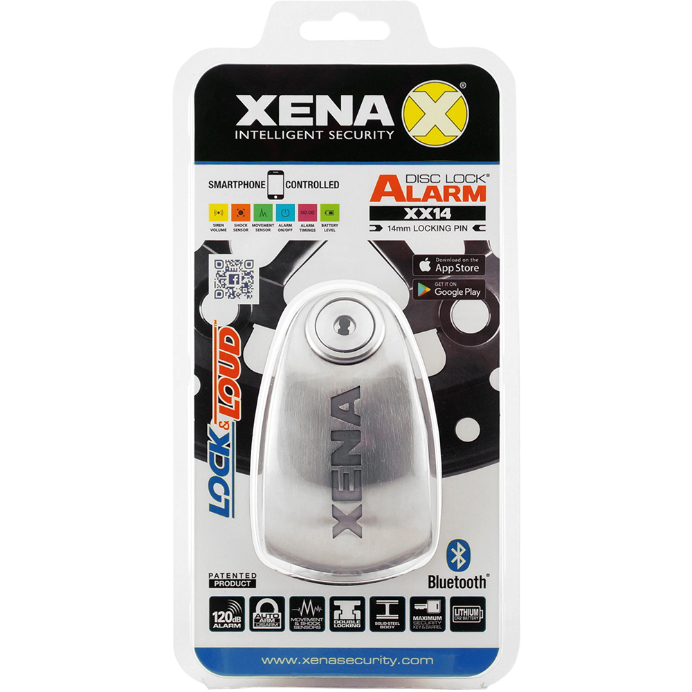 Xena - Bloque Disque Alarme XX14 Bluetooth SRA Gris