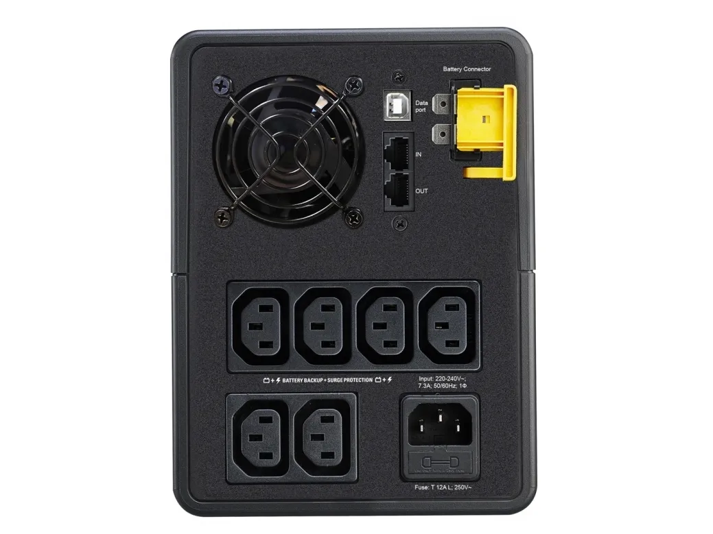 APC Back-UPS BX Series BX1600MI - UPS - AC 230 V - 900 Watt - 1600 VA - 7 At - output-stikforbindelser: 6