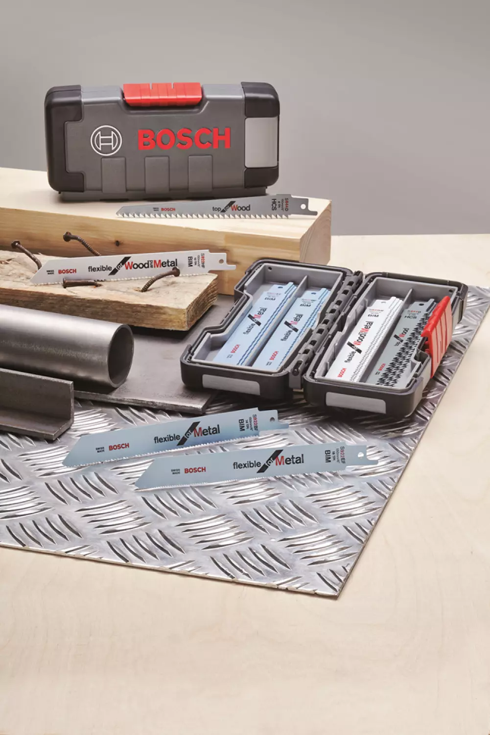 Bosch 2607010902 20 delige Reciprozaagbladen set in koffer - Hout/Metaal