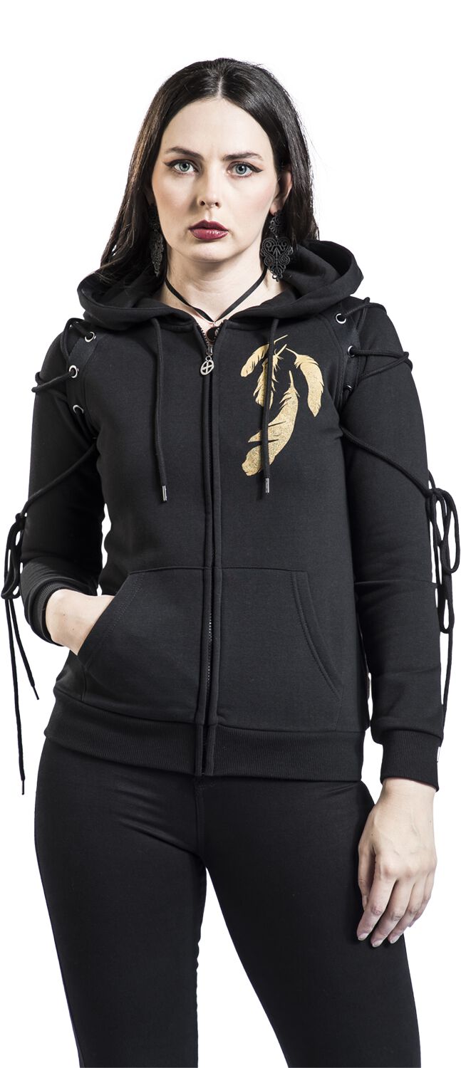 Gothicana X The Crow - Jean | Gothicana by EMP Sweat-shirt zippé à capuche