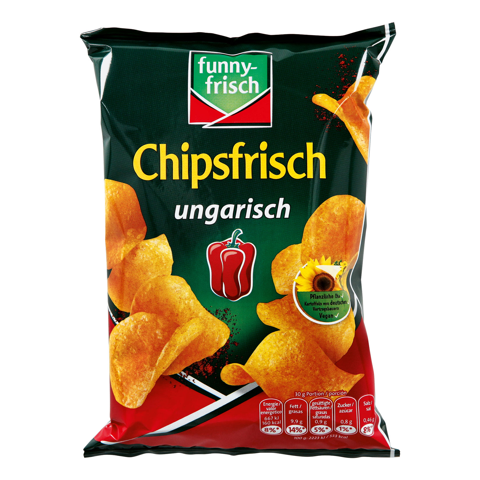 funny-frisch Chipsfrisch Ungarisch 40 g, 12er Pack