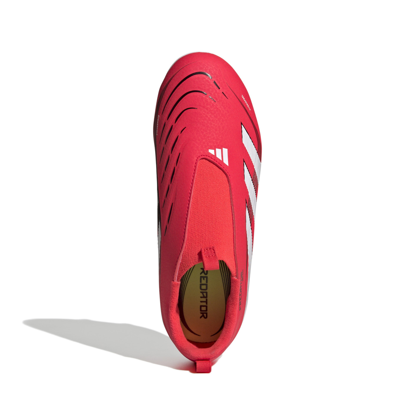 Adidas Predator League Veterloze Gras / Kunstgras Voetbalschoenen (MG) Kids Rood Wit Zwart