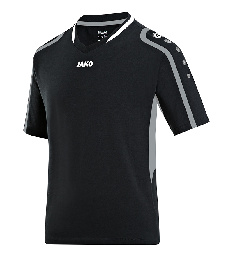 JAKO Block Trikot Kids Schwarz Grau F08
