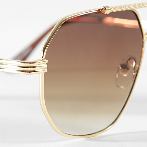 Lunettes De Soleil Dégradé Vert