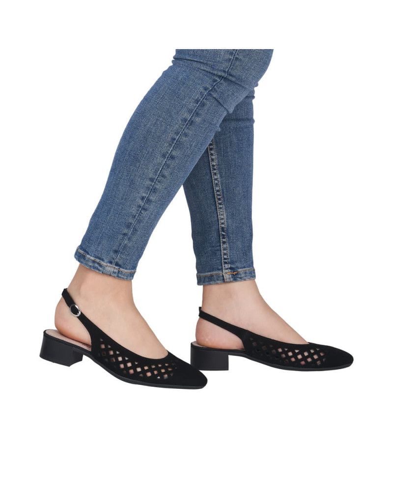Rieker slingback pumps - sort