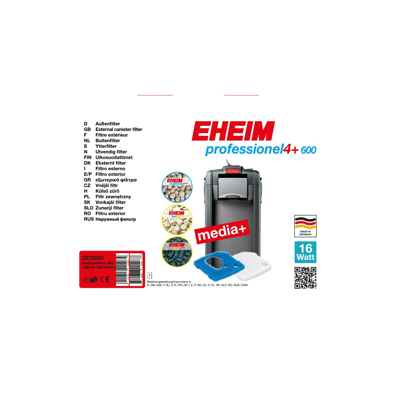 EHEIM professionel 4+ 600
