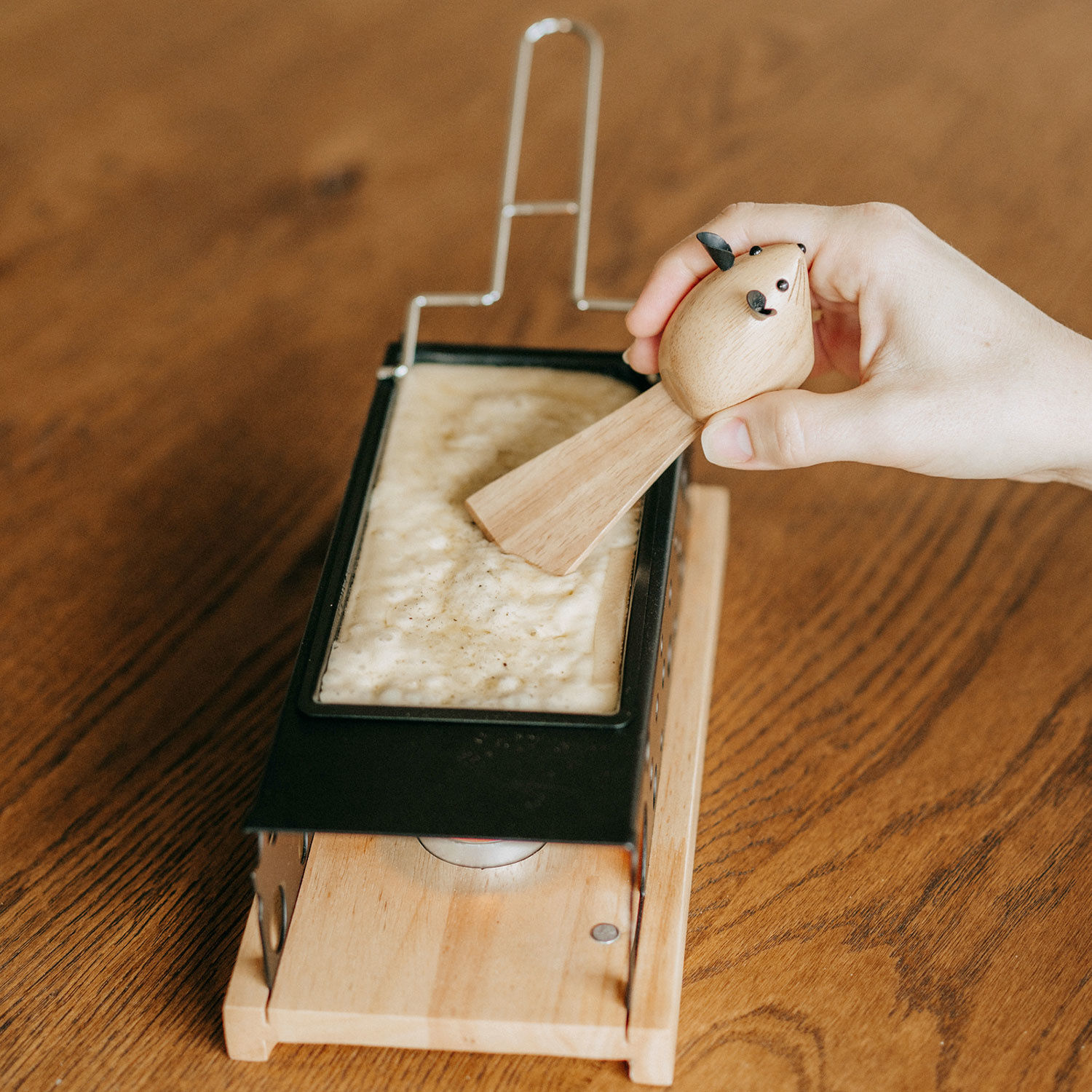 Kerzenraclette Maus