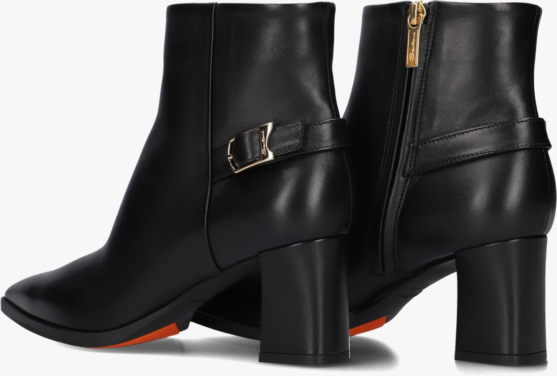 zwarte santoni enkellaarsjes 71846