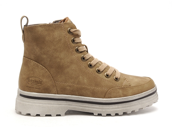 Dockers boots bottine plates femme 49vr906 beige