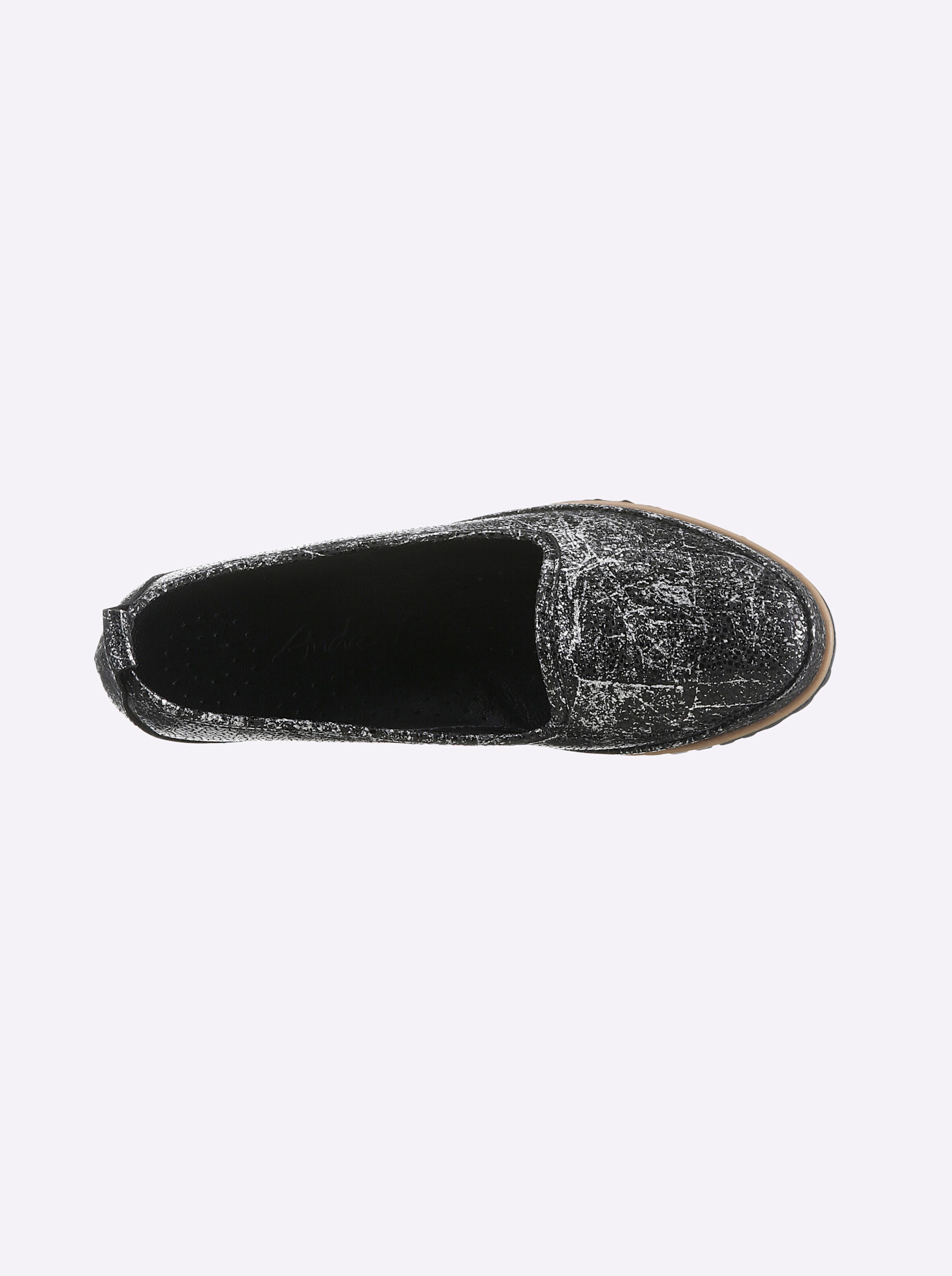 heine Slipper in schwarz