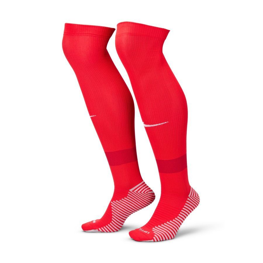 Nike Chaussettes de Football Strike - Rouge/Blanc