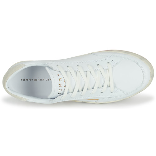 Tommy Hilfiger - TH SIGNATURE LEATHER SNEAKER Blanco