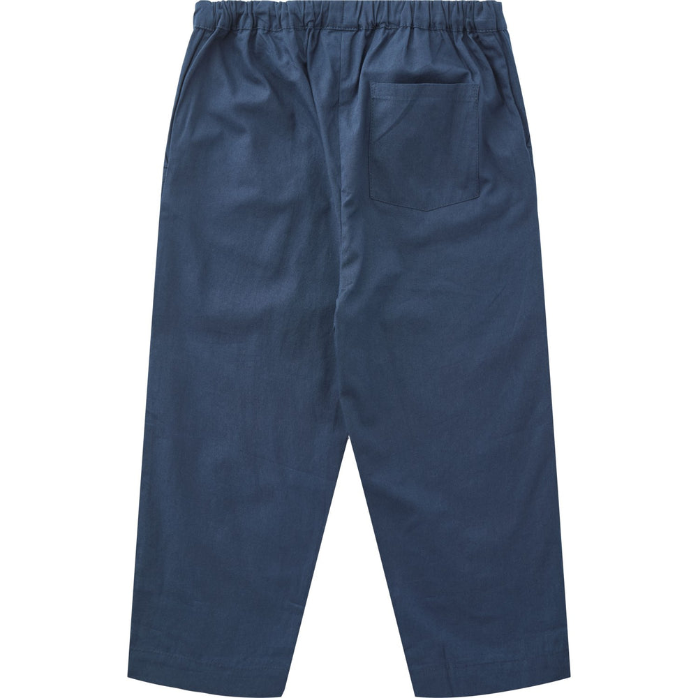 Køb COPENHAGEN COLORS Navy Poplin Classic Bukser