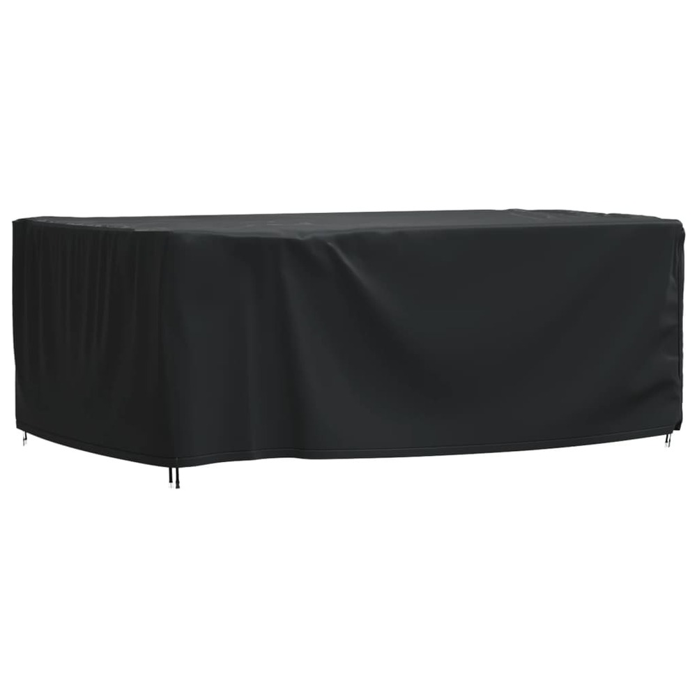 Housse de salon de jardin noir 225x143x90 cm imperméable 420d