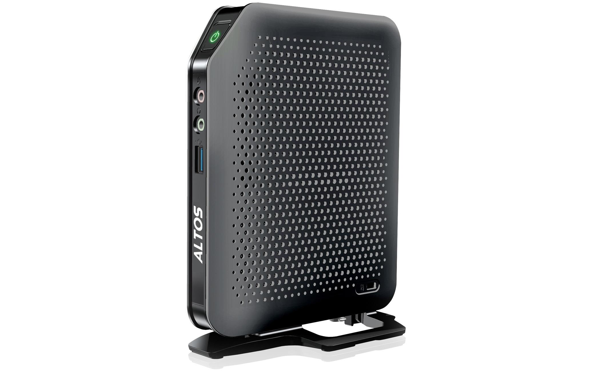 Thin Client Altos T420 (N5105, 8GB, 128GB)<br>Zuverlässiger Thin-Client im winzigen USFF-Gehäuse