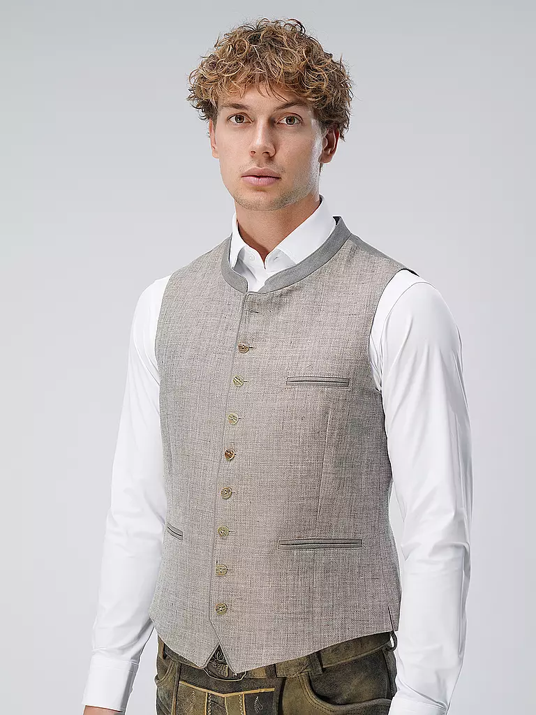 GWEIH & SILK Trachtengilet REGEN  hellgrau