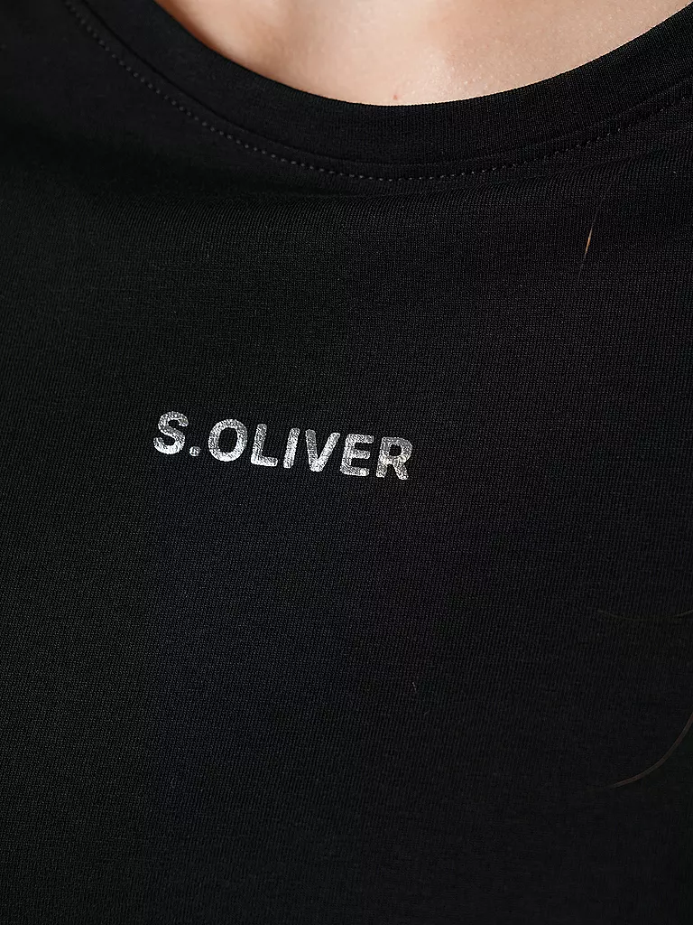 S.OLIVER T-Shirt  schwarz