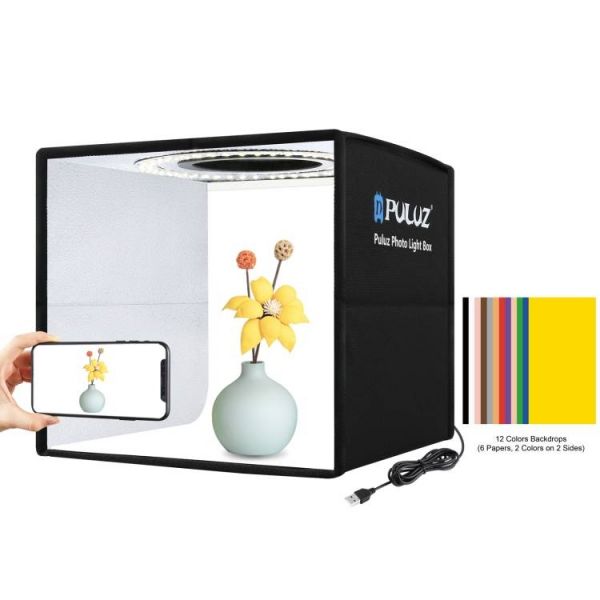 Puluz Estúdio Fotográfico Led 25cm PU5025B