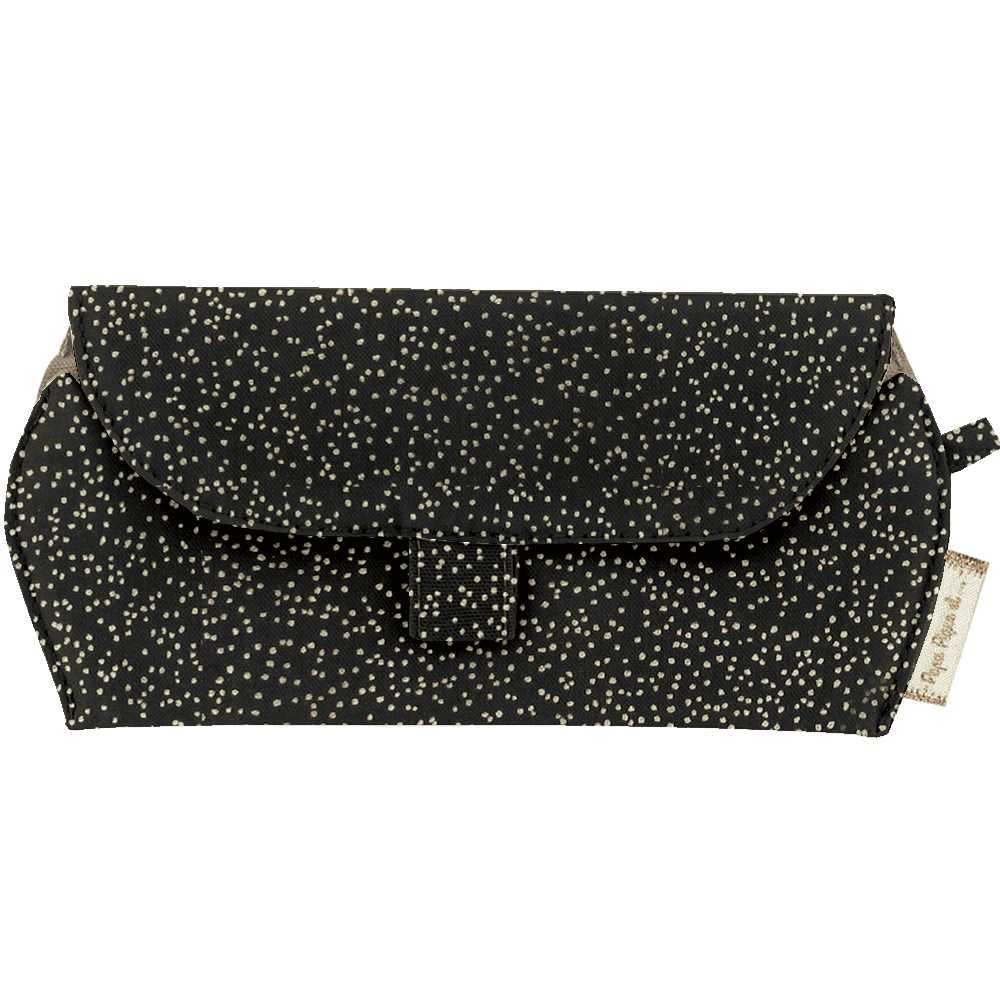 Etui À Lunettes Noir Pailleté