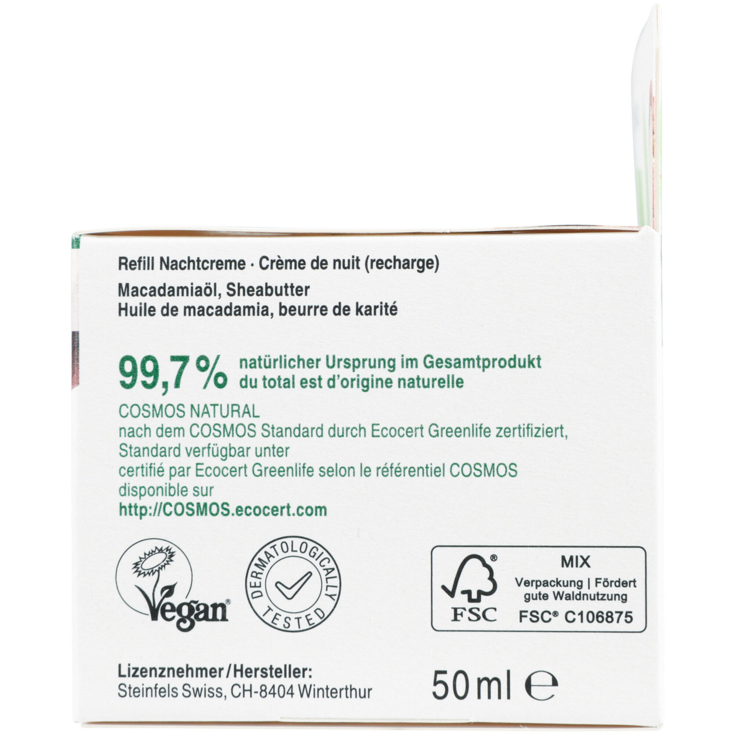 Naturaline Hydro Nachtcreme Refill