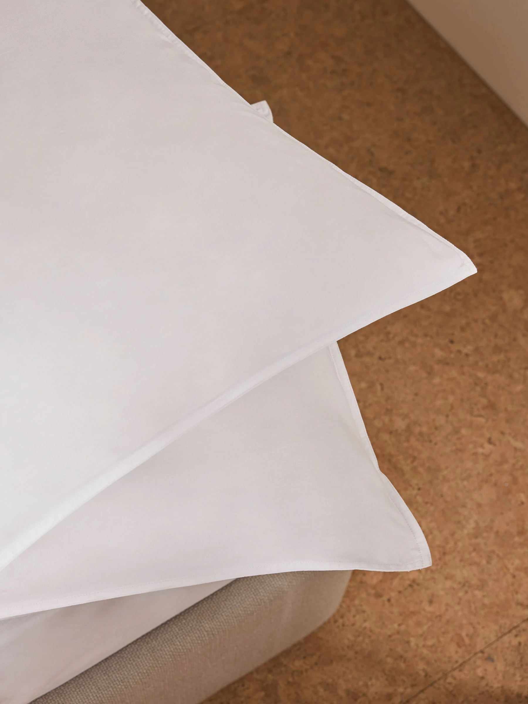 MADE.COM Set of 2 Cosy Washed Cotton Pillowcases