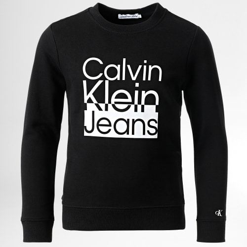 Sweat Crewneck Enfant Box Logo 1438 Noir