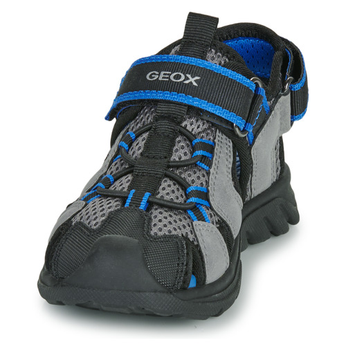 Geox - J SANDAL AIRADYUM BO - Gris / Noir / Bleu