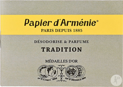 Papier D'Arménie Classique Le Carnet Triple 36 Lamelles