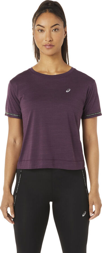 Asics Race Crop løbe T-shirt Lilla
