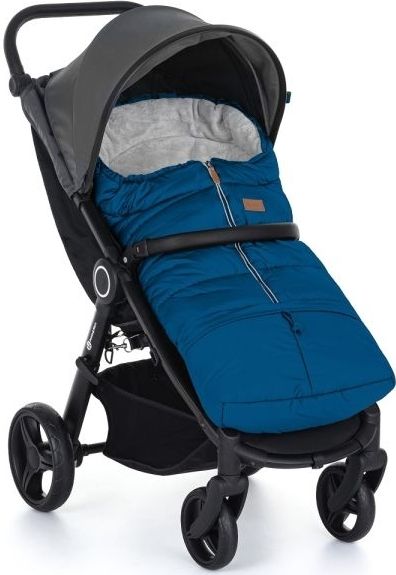 PETITE&MARS - JIBOT - Voetenzak - Blauw - 3-in-1 Kinderwagenaccessoire
