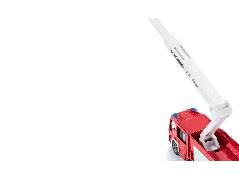 Siku LKW Feuerwehr Magirus Multistar TLF 1:87 H0 Feuerwehrauto Magirus Multistar TLF mit Teleskopmast