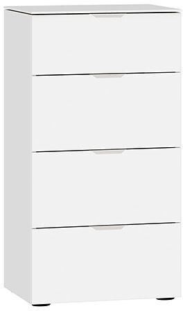 MODUL Kommode - Weiss / B: 45.0 cm x T: 43.0 cm x H: 87.0 cm