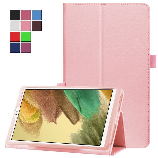 SKALO Samsung Tab A7 Lite Duofold Litchi Flip Cover