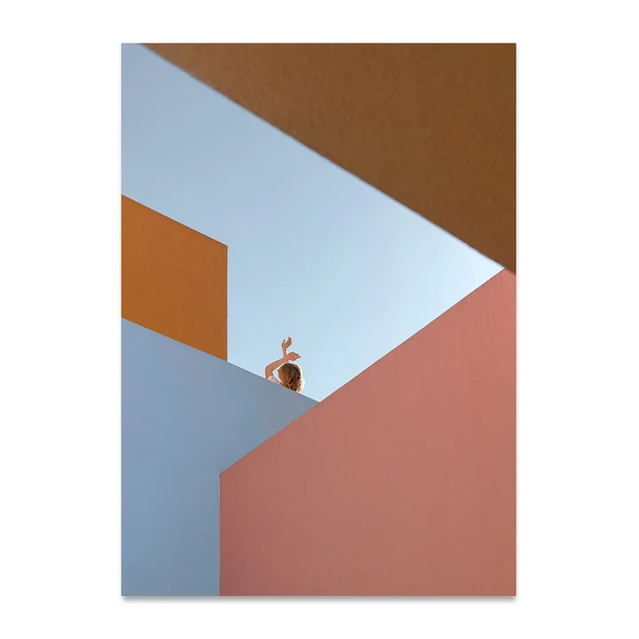 Paper Collective - Angular Afternoon Poster, 50 x 70 cm