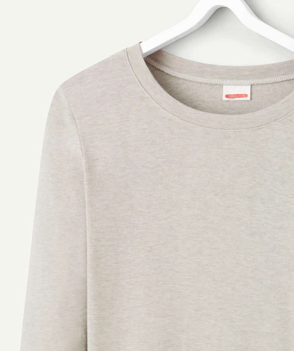 DAMARTT-SHIRT MANCHES LONGUES THERMOLACTYL SENSITIVE GRIS CHINÉ